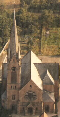 Luftbild Prot. Kirche Eisenberg