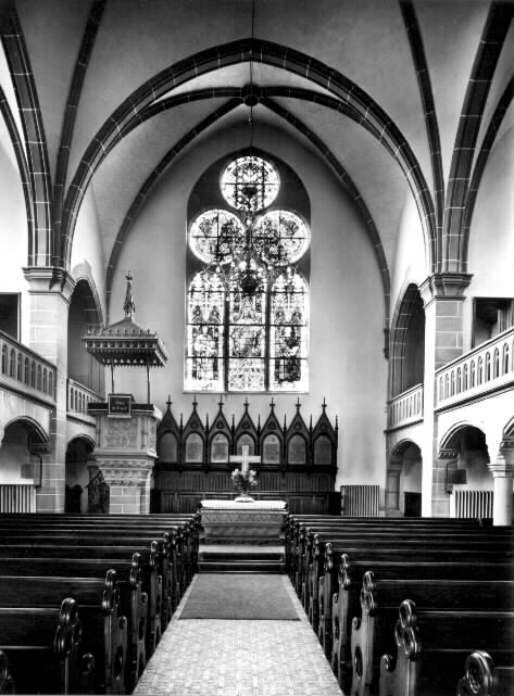 Prot. Kirche Eisenberg - Innenansicht